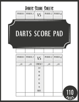 Darts score Pad: Dart board score keeper sheets scorebook with out chart page for scorekeeping (Darts lovers gift). (Vol 2) B083XX47QL Book Cover