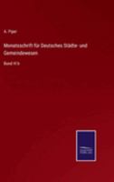 Monatsschrift für Deutsches Städte- und Gemeindewesen: Band VI b 3375109563 Book Cover