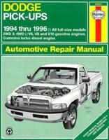 Dodge Pick-Ups Automotive Repair Manual: 1994- 1996 Edition (Hayne's Automotive Repair Manual) 1563921715 Book Cover