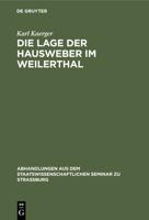 Die Lage der Hausweber im Weilerthal 3111050858 Book Cover