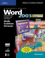 Microsoft Office Word 2003: Comprehensive Concepts and Techniques, CourseCard Edition (Shelly Cashman Series) 1418843571 Book Cover