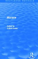 Horace (Greek & Latin Studies) 0415743591 Book Cover