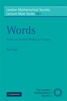 Words: Notes on Verbal Width in Groups 052174766X Book Cover