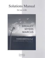 Solutions Manual for use with Fundamentals of Corporate Finance, 4th Edition (Brealey, Myers, Marcus) 0077265963 Book Cover