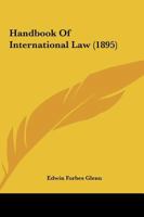 Handbook Of International Law 1164664077 Book Cover