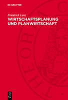 Wirtschaftsplanung Und Planwirtschaft 3112757149 Book Cover