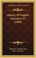 History Of English Literature V2 116404673X Book Cover
