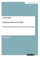 Organisationen in der Krise: Entgrenzung und Subjektivierung von Arbeit und die Psychoanalyse 3640609646 Book Cover