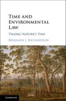 Time and Environmental Law: Telling Nature's Time 1107191246 Book Cover