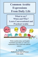 Common Arabic Expressions From Daily Life B08GFX5L2K Book Cover