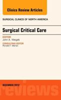 Surgical Critical Care 0721633684 Book Cover