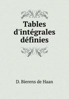 Tables D'Integrales Definies 5518873409 Book Cover