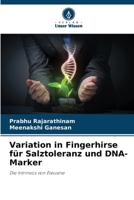 Variation in Fingerhirse für Salztoleranz und DNA-Marker (German Edition) 6208599903 Book Cover