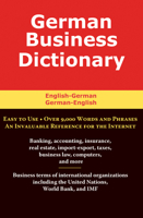German Business Dictionary 0884003108 Book Cover