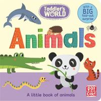 Animals: A little board book of animals with a fold-out surprise 152638003X Book Cover