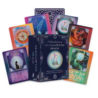 All Hallow's Eve Oracle: A Collection of Cards & Poetry (39 Full-Color Cards and 139-Page Guidebook) B0FGJD8CPT Book Cover