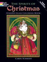The Spirits of Christmas Stained Glass Coloring Book 0486472833 Book Cover