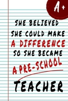 Notebook Funny Teacher Appreciation Gift Journal For Pre-School size 6*9 120 pages: Funny valentines day College Ruled notebook / Appreciation journal ... , size 6" * 9" , 120 pages, cute glossy cover 1658315138 Book Cover