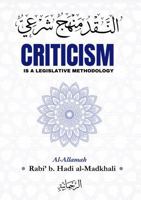 Criticism Is a Legislative Methodology B0DQGRBSCP Book Cover
