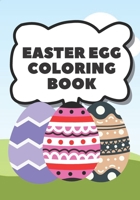 Easter Egg Coloring Book: Kids Easter Activity Book With Egg Coloring and Word Search B08Y4LD7KF Book Cover