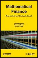 Mathematical Finance: Deterministic and Stochastic Models 1848210817 Book Cover