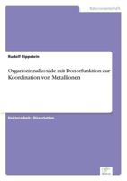 Organozinnalkoxide Mit Donorfunktion Zur Koordination Von Metallionen 3838610679 Book Cover