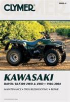 Clymer Kawasaki Bayou KLF300 2WD & 4WD 1986-2004 (Clymer Motorcycle Repair) 0892879254 Book Cover