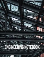 Engineering Notebook: Half Graph 5x5 & Half Wide Ruled Paper 1720050678 Book Cover