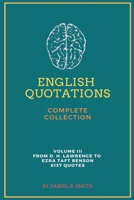 English Quotations Complete Collection: Volume III B0BQD119T3 Book Cover