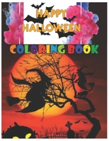 Happy HALLOWEEN: coloring book for kids ages 3-9 B08QWLT5L3 Book Cover
