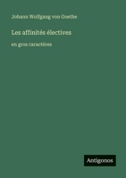 Les affinités électives: en gros caractères 3563251169 Book Cover