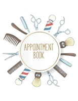 Appointment Book: Featuring daily weekly calendar with 15 minute hourly intervals (7am-9pm) for scheduling, Hair Stylists, Salons, and Nail Salons. (tools) 1701843641 Book Cover