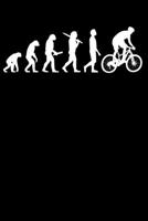 Mountain Biker Notebook: Mountain Biking Evolution 6 x 9 (A5) Graph Paper Squared Journal Gift For Mountain Bikers (108 Pages) 1670419568 Book Cover