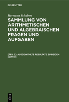 Ausgewählte Resultate Zu Beiden Heften 3112602951 Book Cover
