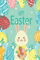 Happy Easter: Happy Coloring Easter Book for Kids : Easter Egg Coloring Book for Kids Ages B08TZ7HJK1 Book Cover