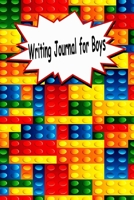 Writing Journal for Boys: Cool LEGO Pattern Notebook with Lined: Perfect for Prayer/Gratitude/Summer Camp/Travel or Daily Journal for ... & Write In (Boys Writing Journals) 1678942685 Book Cover