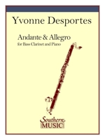 Andante and Allegro: Bass Clarinet 158106330X Book Cover