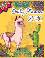 Daily Planner 2020: Daily Planner 2020 For LLAMA Lovers - daily planner with to do list for organization - daily planner with hourly schedule - daily planner 2020 each day full page - daily planner di 1677938803 Book Cover