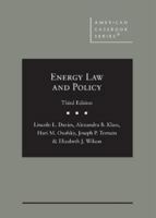 Energy Law and Policy 164708430X Book Cover