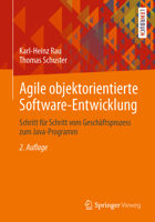 Agile objektorientierte Software-Entwicklung: Schritt für Schritt vom Geschäftsprozess zum Java-Programm 3658333944 Book Cover
