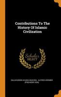 Contributions To The History Of Islamic Civilization 1019328754 Book Cover