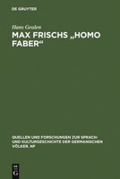 Max Frischs Homo faber 3110002086 Book Cover
