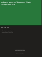 Asbestos Inspector/Abatement Worker Study Guide 2026 (Meridian Certification Press Study Guides) 1608887685 Book Cover