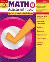 Math Assessment Tasks, Grade 2: Quick Check Activities 1596731362 Book Cover