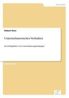 Unternehmerisches Verhalten 3838637615 Book Cover