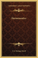 Hermeneutics 1425321887 Book Cover