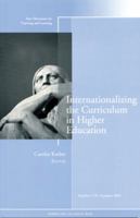 Internationalizing the Curriculum in Higher Education 0470537337 Book Cover