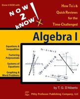 Now 2 Know Algebra 1 0988205440 Book Cover