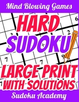 Hard Sudoku - Large Print: Very Funny and Hard - for Experts - Sudoku Puzzle Book - 1 Puzzle per Page - With Solutions 1697559077 Book Cover