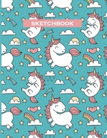 Unicorn Journal Notebook for Kids, Birthday Unicorn Journal for Girls, 8.5 x 11 Large Size: Cute Unicorn Sketch book Perfect for Journal, Doodling, Sketching, Writing and Notes 170837485X Book Cover